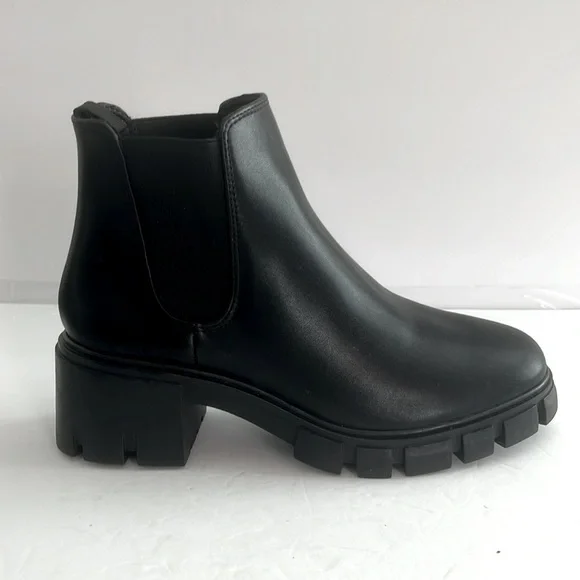 Steve Madden Women’s Howler Lug Sole Chunky Block Heel Boots Shoes Size 10 M NEW - Picture 7 of 11